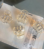 Diamanté Logo Hair Clips
