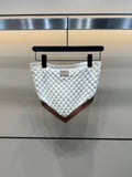 Pre Order Bandeau Luxury Logo Skirt Set