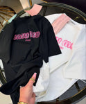 Pre Order Luxury Sparkle Pink Logo T-shirt