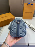 Pre Order Luxury Denim Logo Design Crossbody Bag