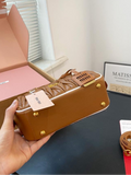 Pre Order Napa Luxury Logo Leather Bag