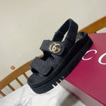 Pre Order Luxury Double Logo Sandals (4 Colours)