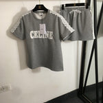 Pre Order Luxury Logo T-shirt & Short Set (3 Colours)