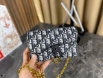 Pre Order Luxury Gold Logo Chain Mini Cross Body Bag