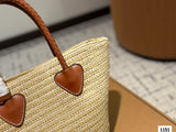 Pre Order Luxury Double Logo Beach Bag