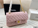 Pre Order Luxury Gold Logo Chain  Pink Bag