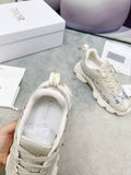 Pre Order Trainers With Luxury Blue Pattern In Nude