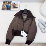 Pre Order Cropped Cord Style Luxury Logo Jacket