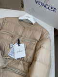 Pre Order Luxury Tie Waist Padded Zip Pocket Coat