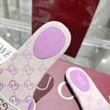 Pre Order Luxury FlatDouble G Logo Slides