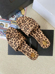 Pre Order Luxury Leopard Flat Slides