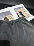 Pre Order Luxury Aw Logo Charcoal Short & Bomber Jacket Set