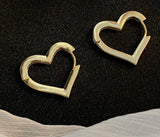 Mini Gold Heart Earrings