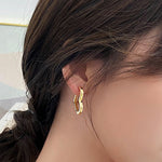 Mini Gold Heart Earrings